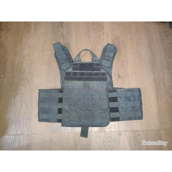 Porte plaque noir 8FIELDS Airsoft