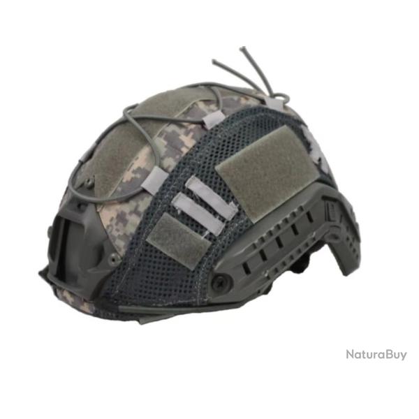 Couvre Casque Tactique pour Casque FAST - Protection et Confort Suppl�mentaire Gris vert