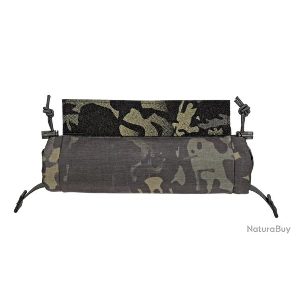 Pochette Tactique de Premiers Secours IFAK - Tissu Cordura 500D, Fixation � Crochet et Boucle Noir C