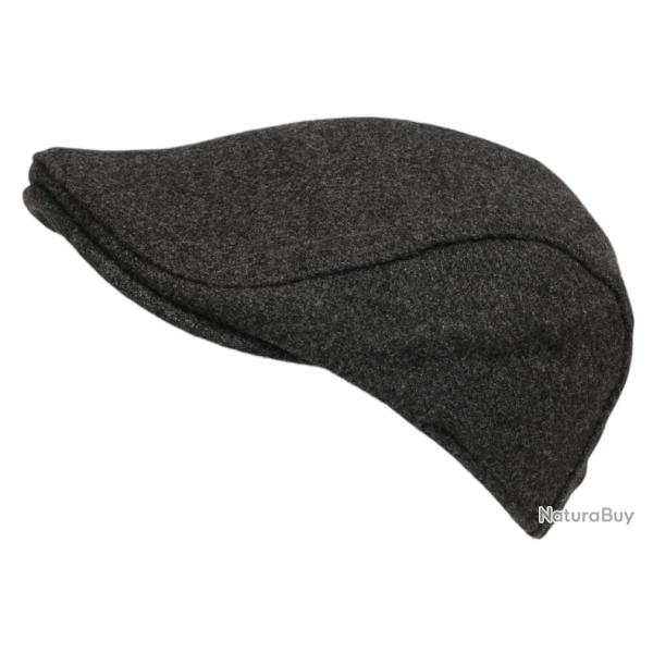 Casquette Beret Gris Anthracite en Laine Hipster Taille R�glable Anyston Taille unique Gris