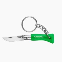 COUTEAU PLIANT OPINEL N&deg;2 PORTE CL&Eacute;S vert prairie