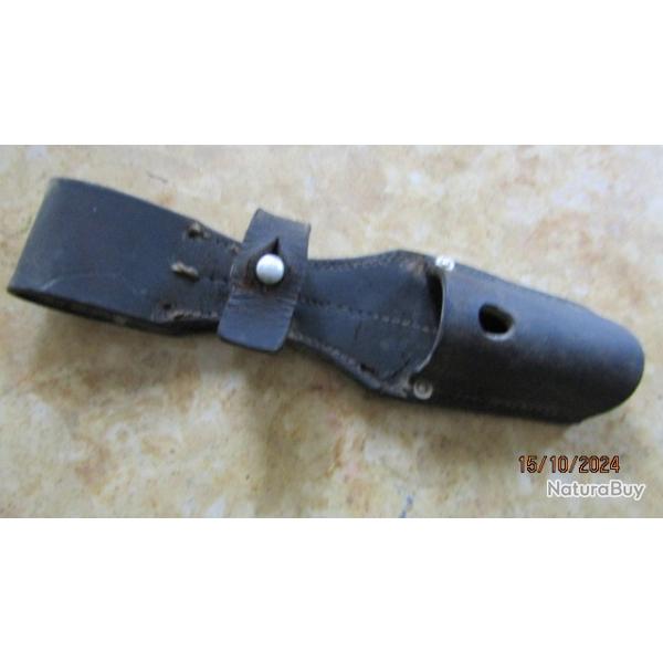 gousset porte baionnette 98k allemande sans marquage seconde guerre mauser  ww1 cuir TB pr�coce alu