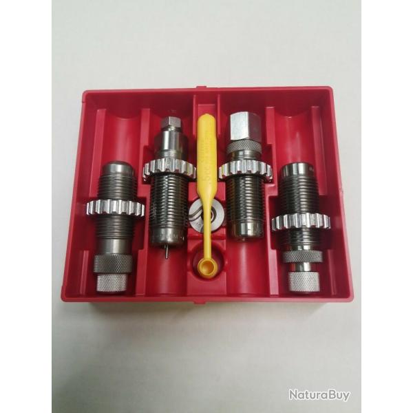 Outil de rechargement LEE DELUXE PISTOL DIES SET - 4 OUTILS CARBURE - 9mm LUGER