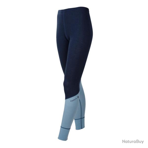 Leggings sport femme laine m�rinos bleu ou rouge M (m�dium) bleu p�trole