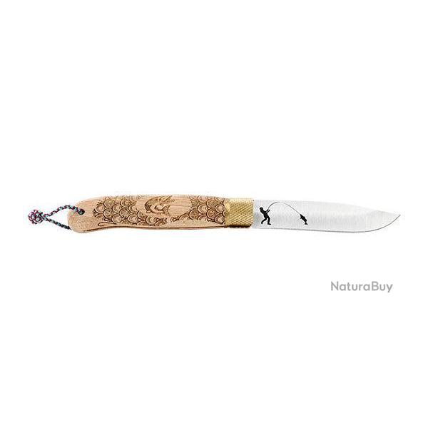 Couteau D�cal� Bredouille - H�tre