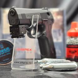 PACK LASER PR&Ecirc;T A TIRER  PISTOLET BERETTA PX4 STORM CO2 CAL 4.5MM ET BB/4.5MM