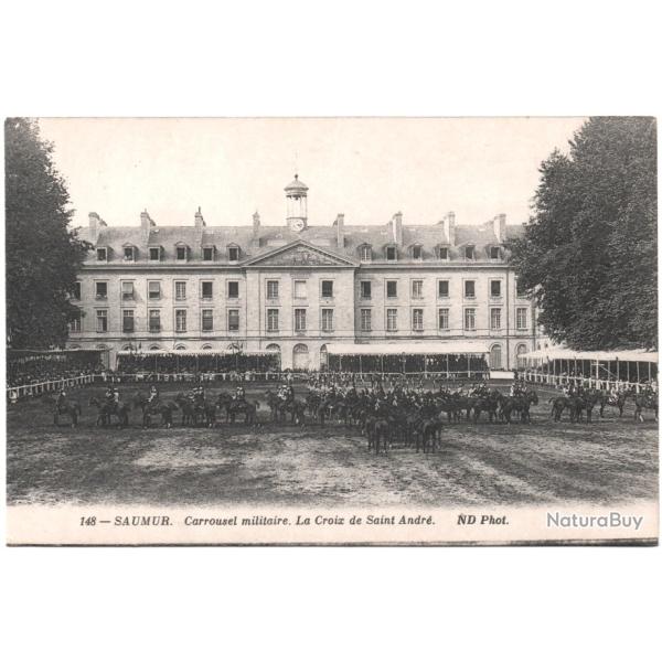 CPA MILITARIA  -  SAUMUR  -  CARROUSEL MILITAIRE  -  LA CROIX DE SAINT-ANDR�