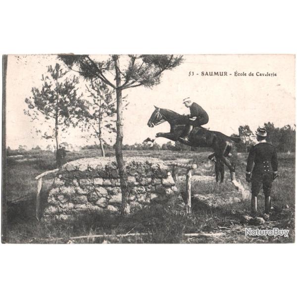CPA MILITARIA  -  SAUMUR  -  �COLE DE CAVALERIE