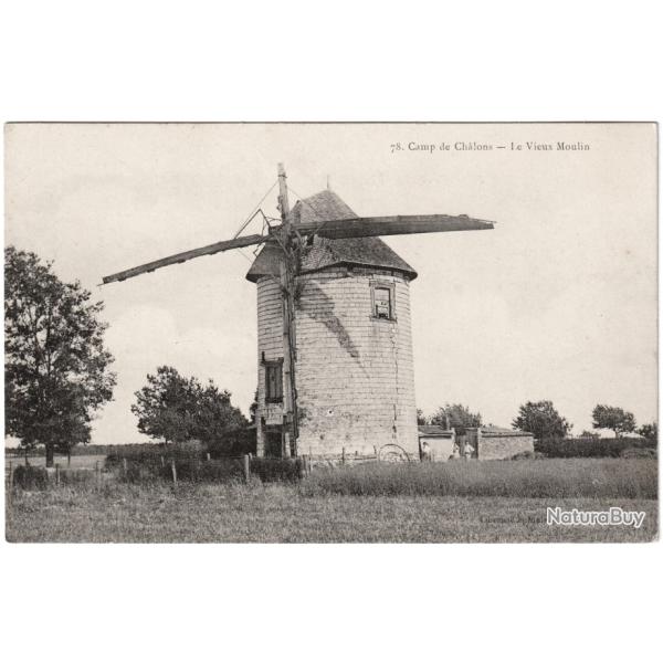 CPA MILITARIA  -  CAMP DE CH�LONS  -  LE VIEUX MOULIN