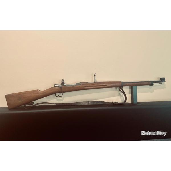 Fusil Carl Gustav avec dioptre ; calibre  6,5 X 57 dat� 1899