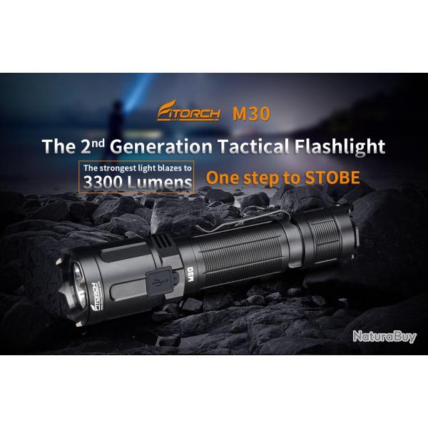 Lampe de poche M30 - 3300 lumens