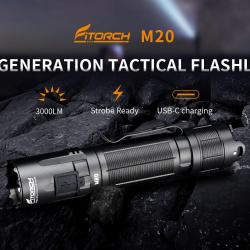 Lampe de poche M20 - 3000 lumens