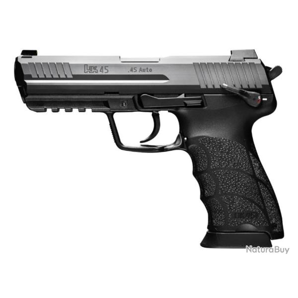 HK - HK45 TACTICAL BLACK .45ACP 10 Cps V1 SA/DA Hausse r�glable + guidon LUMINOVA