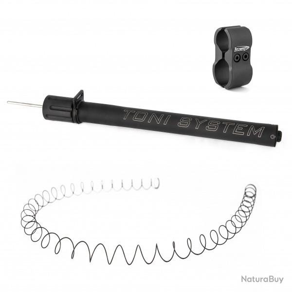 Tube r�servoir calibre 12 +4 avec r�ducteur, anneau de ceinture, ressort et ensemble  tube-canon