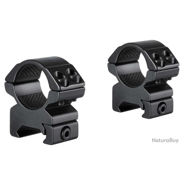 Colliers HAWKE Rail: 21 mm Diam�tre: 25,4 mm Hauteur: M�dium