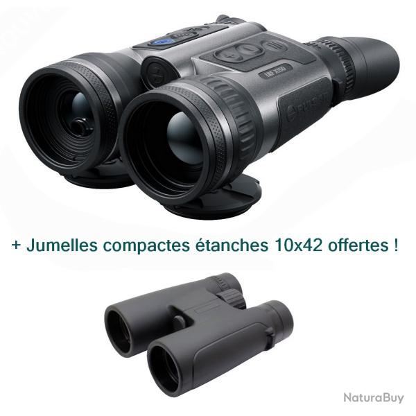 PULSAR MERGER XT50 LRF - Jumelles de vision thermique avec t�l�m�tre + Jumelles 10x42 offertes !