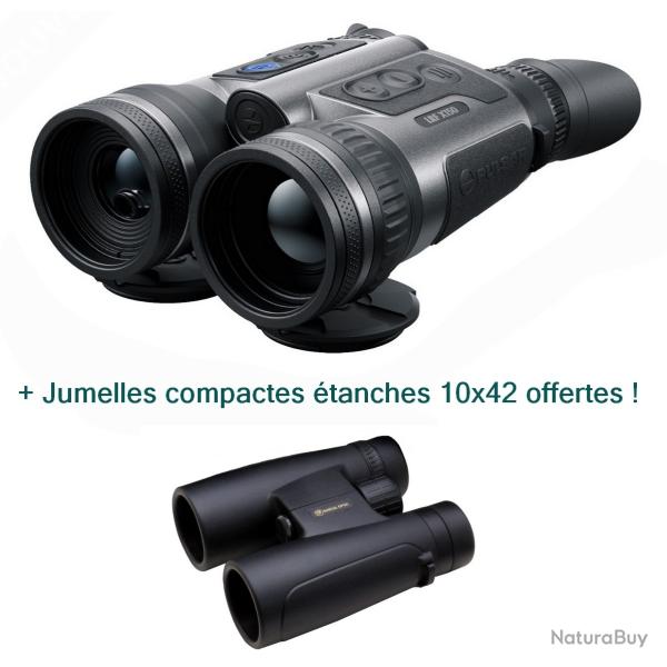 PULSAR MERGER XT50 LRF - Jumelles de vision thermique avec t�l�m�tre + Jumelles 10x42 offertes !