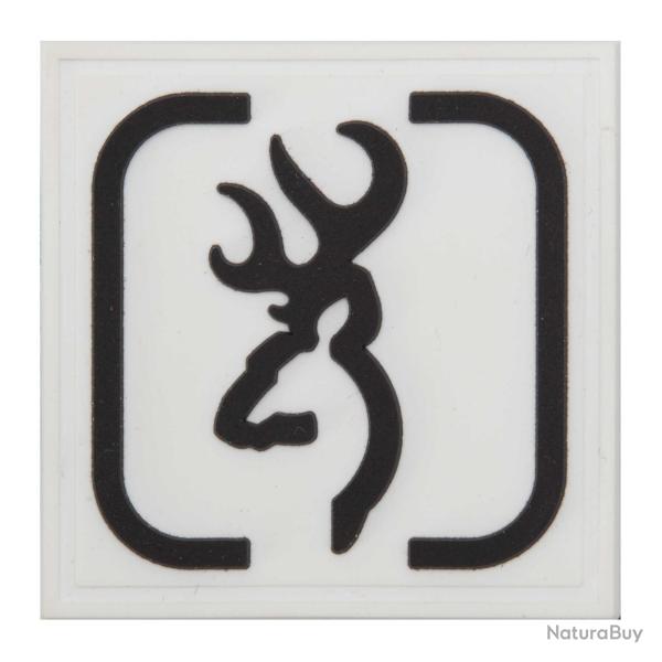 Badge Browning - Blanc