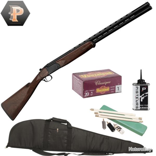 Pack Chasseur ! Fusil Yildiz Superpos� cal. 20/76 + mun + fourreau + nettoyage