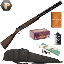 Pack Chasseur ! Fusil Yildiz Superpos&eacute; cal. 20/76 + mun + fourreau + nettoyage + porte p