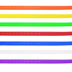 Collier pour chien 2,5 cm en polyur&eacute;thane - Country Rouge