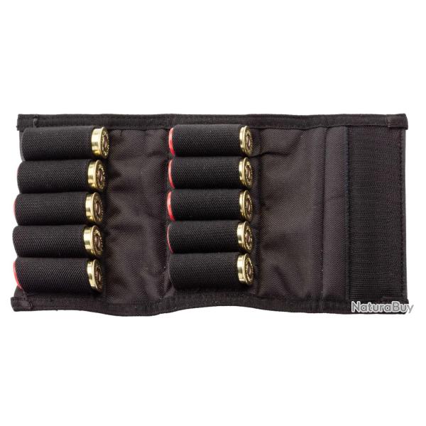 Etui nylon noir pour 10 cartouches