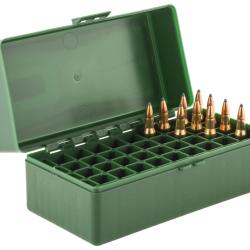 Bo&icirc;te de rangement 50 munitions cal. 222 / 223