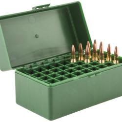 Bo&icirc;te de rangement 50 munitions cal. 243 Win