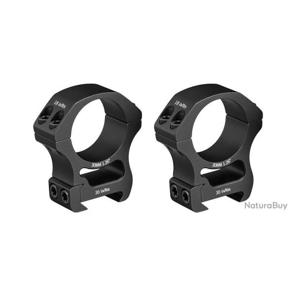 Collier pour lunette Vortex Pro Series 34 mm - Haut - Weaver