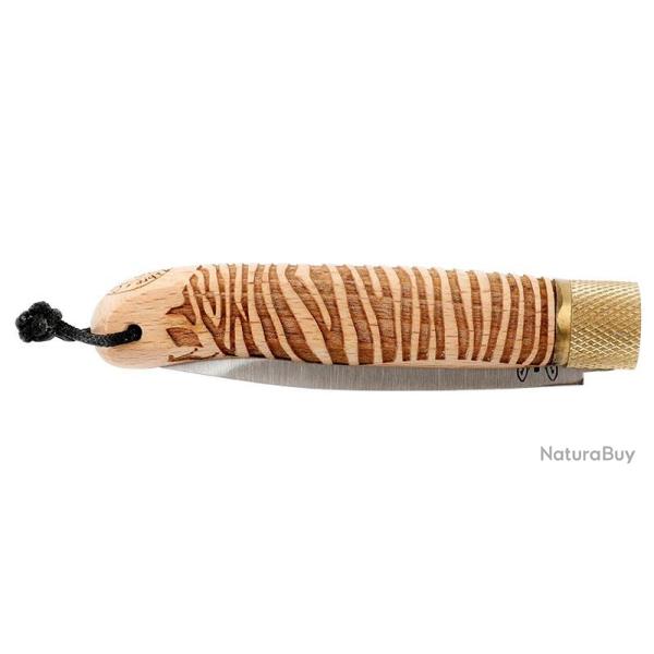 Couteau D�cal� S�rie Sauvage - Focus Z�bre