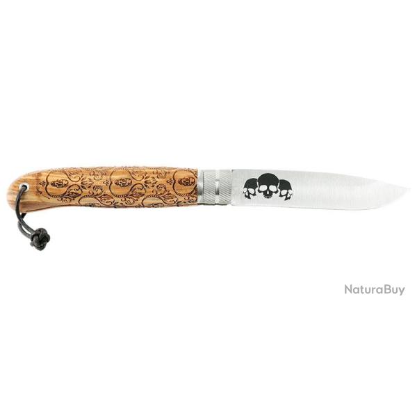 Couteau D�cal� Skull Focus