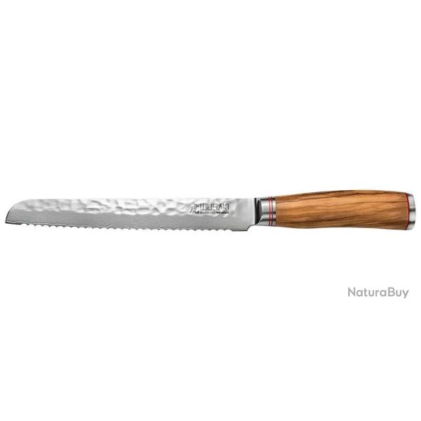 Wusaki Damas - Couteau � pain 20 cm