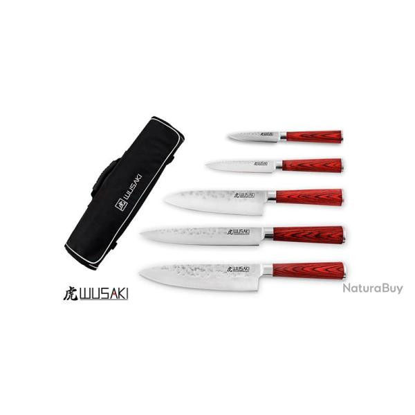 Wusaki Pakka � Trousse 5 couteaux Pakka 0 cm