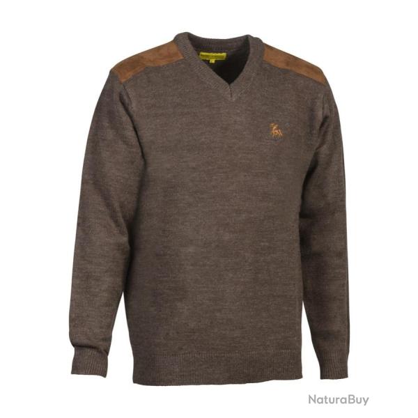 Pull Fox col-V Pro Hunt S Marron