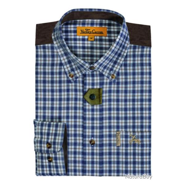 Chemise Tetras Pro Hunt MARRON BLEU