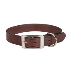 Collier cuir Stepland Marron L/XL