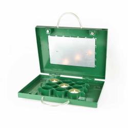 Chauffage d'Aff&ucirc;t + 100 Bougies Chauffe Plat - Vert