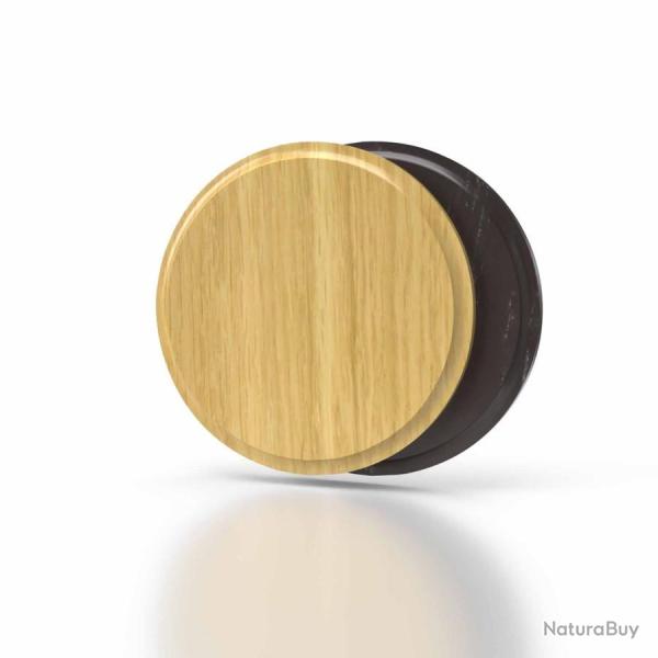 Plaque pour les D�fenses de sanglier Ronde - 12 cm Clair