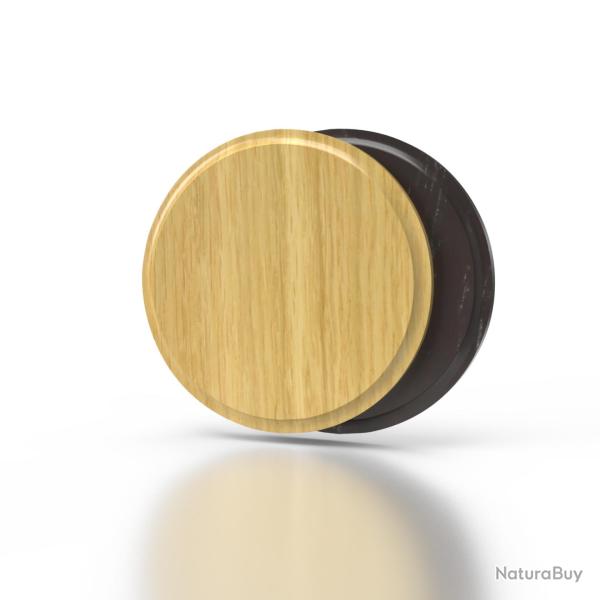 Plaque pour les D�fenses de sanglier Ronde - 18 cm Clair