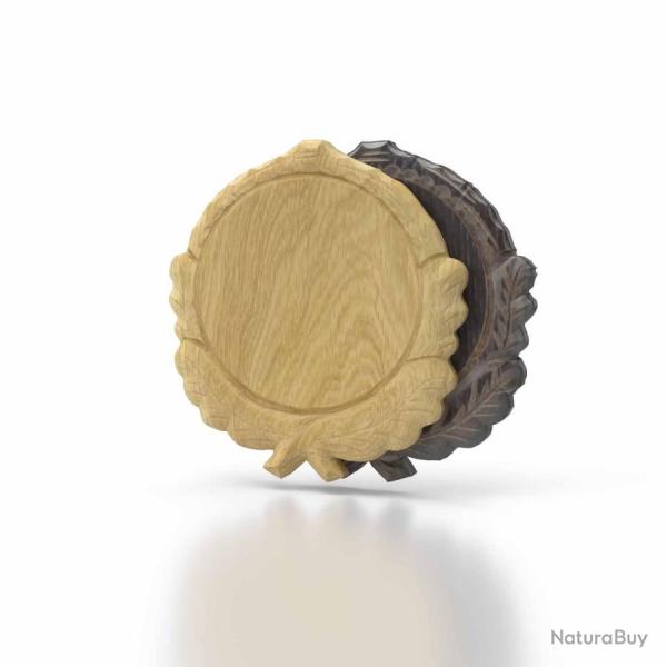 Plaque pour les D�fenses de sanglier Sculptures - 14 cm Clair