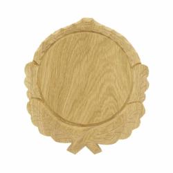 Plaque pour les D&eacute;fenses de sanglier Sculptures - 16 cm Fonc&eacute;