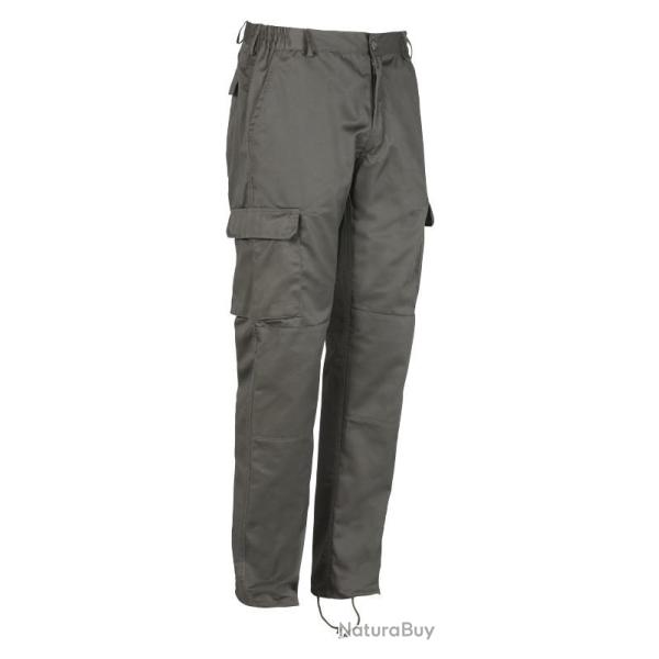 Pantalon basic polycoton Kaki 38