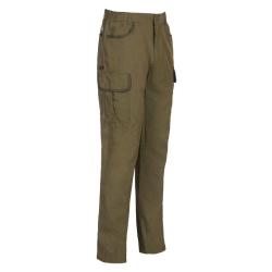Pantalon de chasse Hyperstretch Savane Percussion Kaki 38