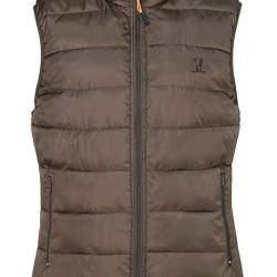 Gilet chasse warm reversible MARRON WET