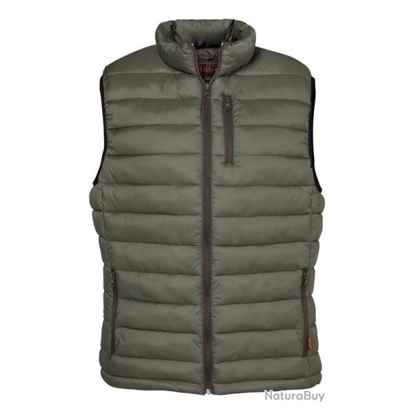 Gilet matelasse trekking BLEU DENIM