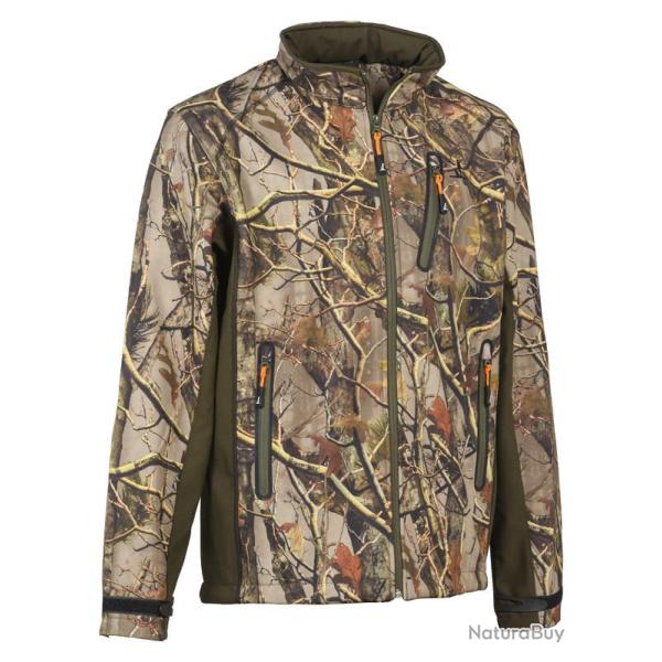 Veste de chasse Softshell Ghostcamo Forest Percussion CAMO FOREST EVO