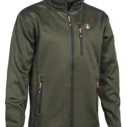 Sweatshirt zippe M Kaki