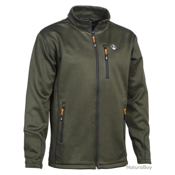 Sweatshirt zippe M Kaki