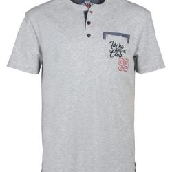 T shirt nautical club Gris
