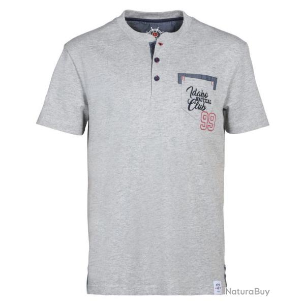 T shirt nautical club Gris